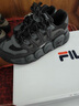 FILA 斐樂(lè )官方女鞋CROISSANT摩登運動(dòng)鞋可頌鞋老爹鞋休閑運動(dòng)鞋女 黑/影黑灰-BD 36 曬單實(shí)拍圖