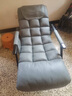 奧克斯（AUX）按摩椅家用搖搖椅成人小型懶人沙發(fā)按摩墊全身躺靠墊肩頸腰背部按摩午休客廳臥室陽(yáng)臺辦公室可折疊 高級灰 送老公老婆父母親老人長(cháng)輩男女士朋友 曬單實(shí)拍圖