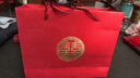 惗優(yōu)品三金首飾盒訂婚紅色龍鳳提婚彩禮禮盒黃金飾品擺臺(tái)手提袋收納聘禮 喜結(jié)良緣雙開(kāi)款+禮袋 曬單實(shí)拍圖