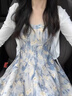 妙奕嘉連衣裙女碎花吊帶裙純欲夏季2025新款海邊度假小個(gè)子顯瘦長(zhǎng)裙子 茶歇法式油畫(huà)吊帶裙【藍(lán)碎花】 M 【建議90-110斤】 曬單實(shí)拍圖