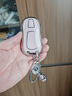 霞想沃爾沃XC60鑰匙套S90扣S60L殼XC90車(chē)XC40女V40保護包汽車(chē)高端適用 沃爾沃A款【冰粉紫】鑰匙扣+熊掌 曬單實(shí)拍圖