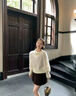 LDBE半高領(lǐng)毛衣女秋冬10027658677802新款設(shè)計(jì)感不規(guī)則軟糯松弛感慵懶 杏色 L 曬單實(shí)拍圖