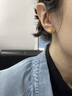 蔓韻閣鍍24K純金雙層蝴蝶耳釘輕奢感黃金耳環(huán)新款999足金耳飾送女朋 雙層蝴蝶耳釘 曬單實(shí)拍圖