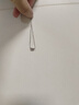 巷南999純銀相思豆項鏈女輕奢小眾鎖骨鏈2025新款爆款高級感生日禮物 999銀相思豆項鏈 曬單實拍圖