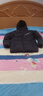 李寧防潑水短羽絨服男子春季80%鴨絨健身連帽運(yùn)動(dòng)外套AYMU079 黑色(079款)-1 M 曬單實(shí)拍圖