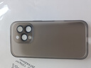能適適用蘋(píng)果16pro手機(jī)殼 iphone16pro手機(jī)殼 超薄磨砂自帶鏡頭膜防摔防指紋半透明全包男女款軟殼透黑 曬單實(shí)拍圖
