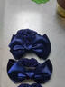 曇蓓漫職業(yè)頭花網(wǎng)兜發(fā)夾盤(pán)發(fā)網(wǎng)發(fā)套護士賓館物業(yè)酒店銀行工作蝴蝶結發(fā)飾 藍色金邊粗網(wǎng)【1個(gè)裝】 曬單實(shí)拍圖