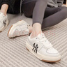 MLB官方 學(xué)長(cháng)鞋女洋基隊NY鞋子厚底復古增高休閑板鞋3ASXCA12N 紐約洋基隊/象牙色/拍大半碼 36.5 (230mm) 曬單實(shí)拍圖