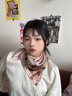 viney新款絲巾女春夏季裝飾綁發(fā)發(fā)帶小方巾生日禮物送老婆媽媽長(cháng)輩 【白色】實(shí)用高級感 高級感洋氣圍脖領(lǐng)巾 曬單實(shí)拍圖