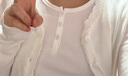 BM長(cháng)袖t恤女2025新款內搭打底衫高級感純色圓領(lǐng)今年流行的上衣 白色 均碼 曬單實(shí)拍圖