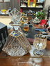 VINOS描金威士忌酒杯套裝白蘭地杯洋酒杯子家用水晶玻璃烈酒杯酒樽酒具 描金酒樽+酒杯*6只【七件套】 曬單實(shí)拍圖
