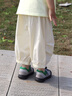 巴拉巴拉褲子嬰兒夏季薄款長褲男女童休閑褲2025新款時尚輕薄舒適 奶白10501 100 曬單實拍圖