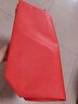 奕瀾無(wú)紡布袋加厚禮品袋手提袋 購(gòu)物環(huán)保袋 紅色豎款30*38*10 5只裝 曬單實(shí)拍圖