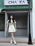 lagogo趣味印花純棉T恤女拉谷谷2025年夏季新款舒適顯白休閑上衣 淺綠色 L 曬單實拍圖