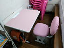 滿(mǎn)滿(mǎn)希望兒童學(xué)習桌椅套裝可升降家用寫(xiě)字書(shū)桌學(xué)校作業(yè)課桌學(xué)生專(zhuān)用6-12歲 【限時(shí)特惠】5cm雙杠海綿椅木色 70CM*50CM*76CM 曬單實(shí)拍圖