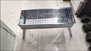 XMSJ戶外燒烤架5-10人家用木炭燒烤爐不銹鋼加厚折疊燒烤箱野外燒烤架 48X23X47燒烤架(碳鋼) 曬單實拍圖