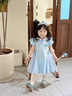 VALOR MAN艾莎公主夏季新款女童連衣裙女孩洋氣寶寶裙 艾莎公主裙魔法棒皇冠套裝 110 曬單實(shí)拍圖