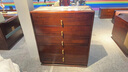 慕禾新中式實(shí)木五斗柜靠墻置物柜抽屜廚柜臥室客廳全實(shí)木烏金木六斗柜 六斗柜 曬單實(shí)拍圖
