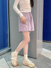 名創(chuàng)優(yōu)品（MINISO）防曬短褲女2025新款夏日多巴胺高腰顯瘦透氣休閑運(yùn)動(dòng)褲冰絲五分褲 黑色 XL (體重130-150斤) 曬單實(shí)拍圖