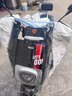 電動車擋風(fēng)被夏季防曬防水斗篷式雅迪愛瑪中小型電動自行車遮陽罩 夏薄款-綠色折疊式帶防曬墊 曬單實拍圖