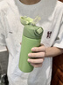 京悠雨德國帶重力球吸管保溫杯成人臥床老人喝水防嗆護理杯躺著喝水神器 【重力球吸管】 抹茶綠 送 400ml 曬單實拍圖