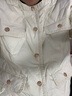 范思藍(lán)恩輕薄短款小香風(fēng)羽絨服女秋冬2024新款圓領(lǐng)時(shí)尚外套14103 梔子白 M 曬單實(shí)拍圖