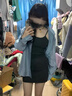 FSHE早春季襯衫吊帶連衣裙女2025新款女裝開(kāi)春穿搭配一整套裝包臀短裙 吊帶裙單件 S 40/45kg 曬單實(shí)拍圖