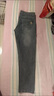 安初夏九分牛仔褲男士夏季薄款彈力修身百搭小腳褲男生潮流顯高休閑褲子 996藍灰+996黑色【彈力2條】 31 建議120-130斤 曬單實(shí)拍圖
