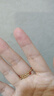 若華（RUOHUA）指月 國潮涼山南紅瑪瑙戒指女18K金玉石尾戒七夕情人節(jié)禮物 8~17號戒圈（適合佩戴） 曬單實拍圖