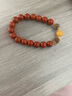 青城山文創(chuàng) 瓦西南紅手串川料柿子紅瑪瑙沉香蜜蠟手鏈女生日七夕節(jié)禮物 9mm南紅沉香蜜蠟+已過(guò)香 曬單實(shí)拍圖