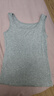 莫代爾吊帶背心女士寬肩無(wú)痕運動(dòng)休閑高彈無(wú)袖上衣可外穿內搭美背打底衫 淺灰 XL(建議110-130斤) 曬單實(shí)拍圖