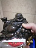 御緣世家 黃銅彌勒佛擺件 紫銅色笑彌勒佛工藝禮品 彌勒佛車掛裝飾家居辦公擺飾 紫銅色彌勒佛 曬單實拍圖