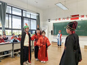 演出服話劇紅樓夢(mèng)人物服裝賈寶玉林黛玉同款漢服兒童小學(xué)生演出服 【王熙鳳 140 曬單實(shí)拍圖