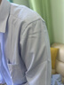皮爾卡丹DP免燙純棉長(cháng)袖襯衫男士商務(wù)休閑抗皺條紋定制職業(yè)襯衣男平紋針織 【長(cháng)柚款】DP2017藍白條 XL 41碼 曬單實(shí)拍圖