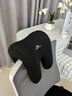 知夢(mèng)人腰靠座椅工位久坐靠背辦公室椅子加裝頭枕加高護頸靠枕護腰靠墊 升級加長(cháng)款-午睡呵護丨神秘黑 曬單實(shí)拍圖