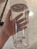 蘇泊爾（SUPOR）塑料杯隨手杯大容量男女學(xué)生夏季運(yùn)動(dòng)水杯子Tritan高顏值運(yùn)動(dòng)水壺 直飲+便攜提手-月光白650ml 曬單實(shí)拍圖