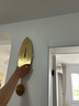 普朵鐘飾 HOME DECOR輕奢黃銅掛鐘客廳時(shí)尚創(chuàng)意簡(jiǎn)約高檔免打孔時(shí)鐘藝術(shù)現(xiàn)代大氣銅掛表 加大號(hào)：17.5*62cm 曬單實(shí)拍圖