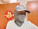杉沓 防曬帽男夏季韓版速干遮陽帽子騎車防曬帽釣魚帽可拆卸面紗冰絲面罩登山帽太陽帽可折疊款棒球帽鴨舌帽 灰色 折疊帽 均碼 配防曬袖套 曬單實(shí)拍圖
