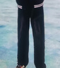 羅蒙（ROMON）牛仔褲男秋季新款寬松百搭直筒男生闊腿休閑褲子男ZH505黑灰XL 曬單實(shí)拍圖