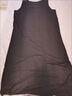 FSHE純色冰絲背心吊帶裙女中長(cháng)款春夏內搭打底寬松大碼無(wú)袖連衣裙襯裙 冰絲03加長(cháng)款-黑色 3XL 建議125-140斤 曬單實(shí)拍圖