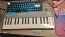 MIDIPLUS賈逸可設(shè)計tiny+系列迷你MIDI鍵盤打擊墊送踏板軟音源便攜編曲 32鍵TINY及送鋼琴踏板 曬單實拍圖