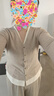 絲柏舍時(shí)尚套裝2025春夏新款女裝假兩件上衣搭長(zhǎng)款褲子兩件套 曬單實(shí)拍圖