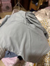 愛(ài)夢(mèng)鳥(niǎo)（Aimengniao）女裝套裝2025新款羽毛球服女跑步運(yùn)動(dòng)網(wǎng)球裙健身晨跑速干百褶短裙 套裝/藍(lán)色+牛仔藍(lán) M 曬單實(shí)拍圖