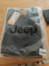 吉普（JEEP）260G重磅純棉短袖T恤男士2025夏季薄款寬松休閑落肩半袖體恤男裝 曬單實(shí)拍圖
