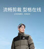 鴻星爾克羽絨服男短款男女同款冬季立領時尚加厚外套男款潮情侶 曬單實拍圖