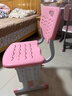 滿(mǎn)滿(mǎn)希望兒童寫(xiě)字椅可升降座椅課桌椅學(xué)校椅子凳子中小學(xué)生學(xué)習椅6-18歲 雙腳鏤空透氣椅+粉色 曬單實(shí)拍圖