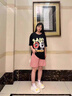 媽媽本色孕婦牛仔短褲夏季2025新款孕期不勒肚子可調(diào)節(jié)薄款外穿寬松托腹褲 米白 XXL 曬單實(shí)拍圖