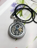 STUHRLING【進(jìn)口禮品】施圖靈機(jī)械懷表 項(xiàng)鏈 吊墜歐美復(fù)古手表禮物 摩德納銀 【自動(dòng)機(jī)械】 991.01 曬單實(shí)拍圖