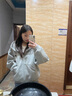 FDR官方店 高領開衫空氣層連帽衛(wèi)衣外套男女秋冬季加厚裝上衣 花灰色 M 曬單實拍圖