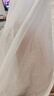 闊色（kuose）天絲白襯衫輕薄款外套女春夏季新款長袖襯衣外搭上衣秋 白色 M 曬單實(shí)拍圖